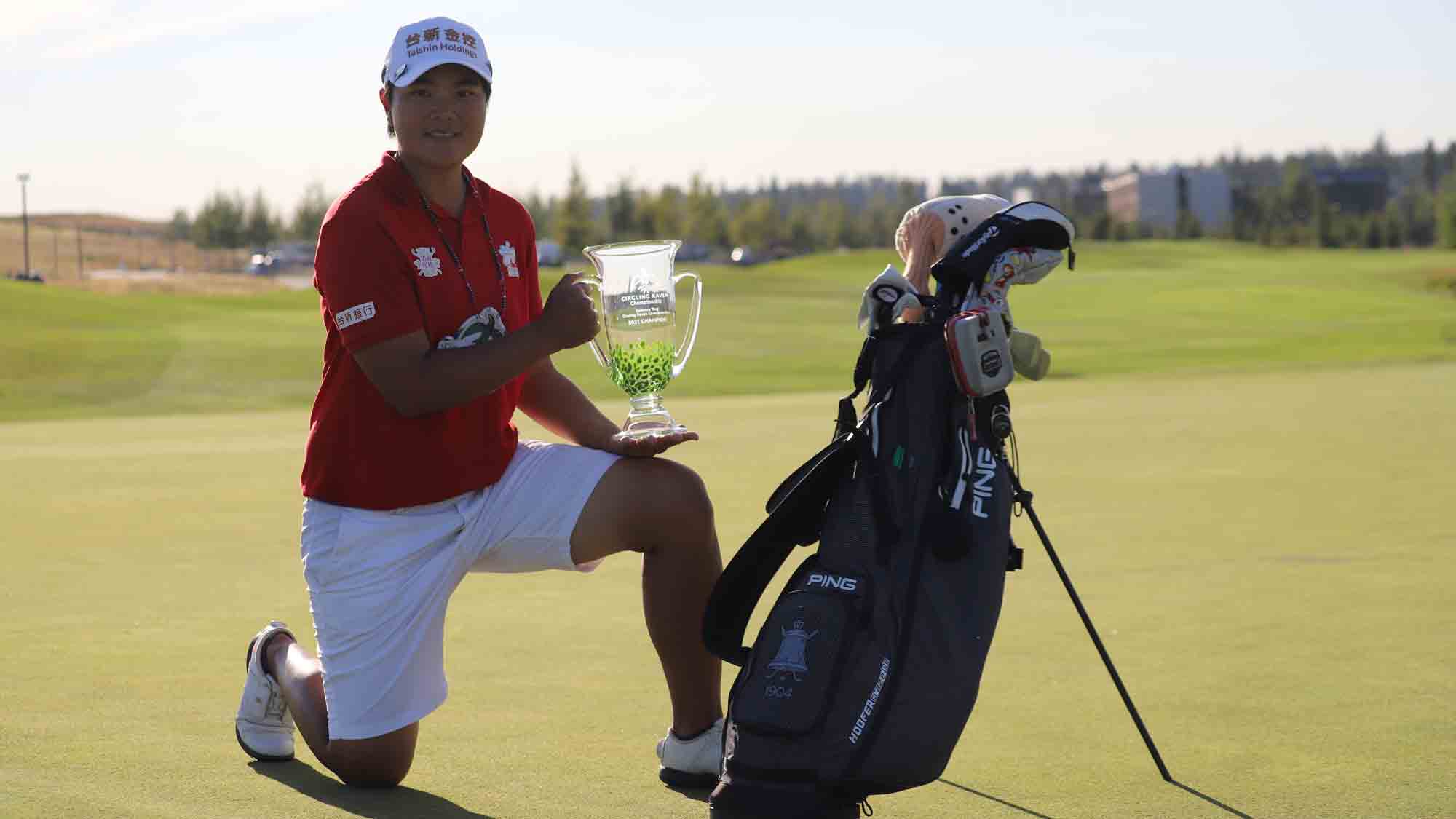 Peiyun Chien during the final round of the Circling Raven Championship