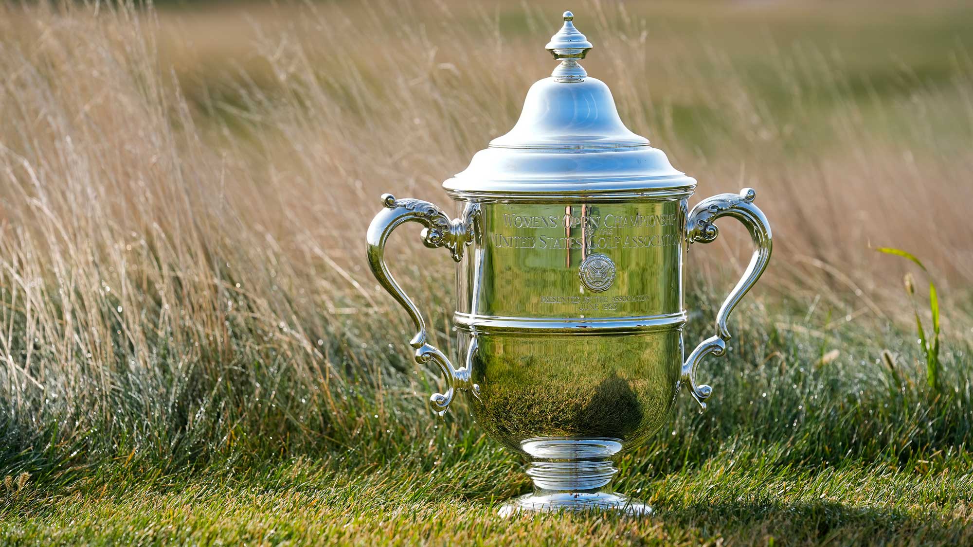 U.S. Women's Open trophy at Erin Hills Golf Course